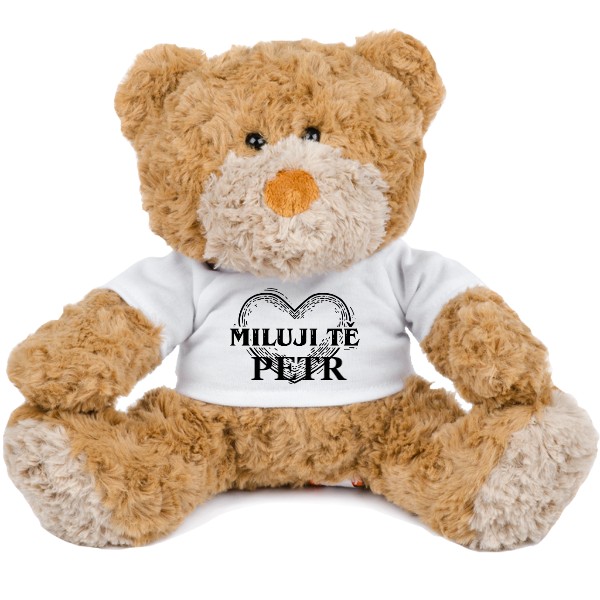 Medvídek Teddy s potiskem Miluji tě