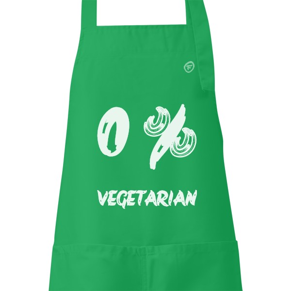 Zástěra s potiskem vegetarian